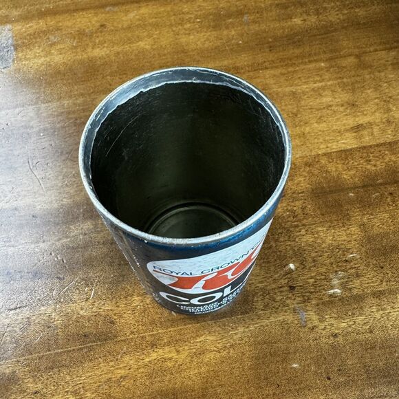 Vintage RC Cola Can Rare Steel Seam Berlin Germany Hergestellt No Top Royal Crwn - Picture 5 of 7